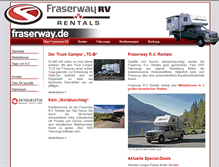 Tablet Screenshot of fraserway.de